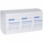 Полотенца бумаж OfficeClean "Professional"(V-сл) 1 сл., 250л/пач, 21*21,6,тиснение,белые