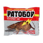 Ср-во от грызунов РАТОБОР тесто 100 гр