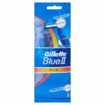 Станок 1 раз Gillette /BLUE II  Plus Ultragrip д/муж. 5шт. пакет увл. полоса