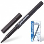 Маркер перманентный  1мм черный CLASSICLine /BRAUBERG