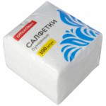 Салфетки OfficeClean 100 листов 23*23см белые