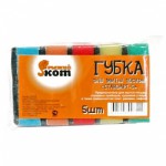 Губка д/п Рыжий кот СТАНДАРТ 75*45*25мм 5шт