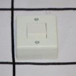 Выключатель 1-клавишный наружный А16-023