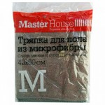 Тряпка для пола из микрофибры MasterHouse 40*50 МТ02М арт.60174