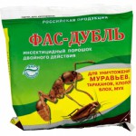 Фас Дубль 125г от тараканов, муравьев, клопов, блох, мух