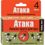 Лента Липкая АТАКА от МУХ 4 шт.