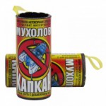 Лента липкая от мух Мухолов Капкан с добавлением меда
