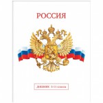 Дневник 5-11 кл  48л. "Россия", ВД-лак, Дс48_18208 /Спейс