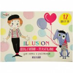 Пластилин 12цв. ГАММА "Illusion",  168 г, 280005