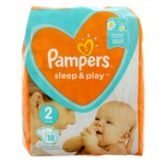 Подг BABY DRY Слип&Плей   Мини 4 - 8 кг 18 шт Ромашка