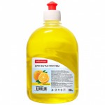 Средство для мытья посуды OfficeClean "Апельсин", пуш-пул, 0,5л 230168