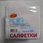 Салфетки УРАЛПАК белые 100л