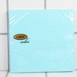 Салфетки LORI color 16 листов 2-х сл. 33*33см Голубые