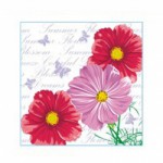 Салфетки Desing 40 листов Космея