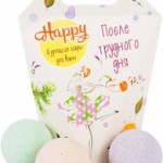 Подарочный набор  Бурлящих шаров д/ванн "После трудного дня" 3*40г