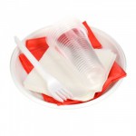 Посуда однор. в наборе "Пикник" на 10 персон