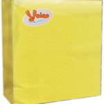 Салфетки Linia Veiro 25 листов  2сл р.33*33см  Желтые