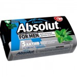 Мыло АБСОЛЮТ For men Лемонграсс и мята  90г /Весна г.Самара