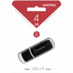 Память Smart Buy USB Flash 4GB Crown черный SB4GBCRW-K