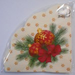 Салфетки Bouquet Art Rondo 12 листов Новогодние шары 3сл д. 32см