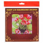 набор д/вышивки бисером 15*15см 10 дизайнов