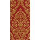 Салфетки Bouquet Original Luxe 25 листов "Золото на красном" 2сл р.24*24см