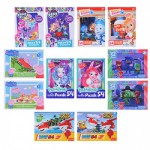 Пазлы 54эл ОРИГАМИ "Мультфильмы", картон, 18*13см, 12 дизайнов
