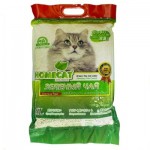 Наполнитель туалетов д/кошек HOMECAT комкующийся зеленый чай 6л