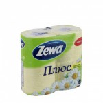 Бумага туал   ЗЕВА +  2-слойная Ромашка 4 шт