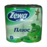 Бумага туал   ЗЕВА +  2-слойная Яблоко 4 шт