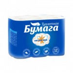 Бумага туал   "Мягкий знак" 2-сл. 12 шт Белая