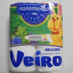 Полотенца бумаж 2-Х СЛОЙНЫЕ Linia Veiro CLASSIC 2 шт