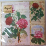 Салфетки Bouquet Original 20 листов Три розы 2сл р.33*33см
