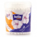 BELLA  Вата на палочках пластик/уп 100 шт.