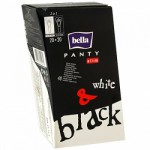 BELLA ежедн Panty Slim черные + белые 40шт