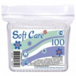 Вата на палочках Soft Care пакет 100 шт TeddyLand