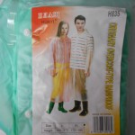Дождевик взрослый с кнопками из ПВХ (L-XL)