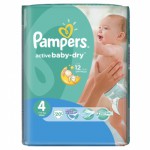 PAMPERS BABY DRY  4 Макси 7 - 14 кг 20 шт