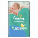 PAMPERS BABY DRY  4 Макси 7 - 14 кг 10 шт