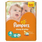 Подг BABY DRY Слип&Плей   Макси 8 - 14 кг 86 шт Ромашка