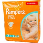Подг BABY DRY Слип&Плей   Миди 4 - 9 кг 100 шт Ромашка