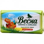 Мыло Весна 90 гр Молоко и мёд /Весна г.Самара