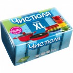 Губка д/п ЧИСТЮЛЯ XL 5 шт 65*95*20 суперпроч.абразив