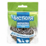 Мочалка д/п ЧИСТЮЛЯ  нержавеющая сталь  1 шт