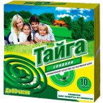ТАЙГА Спирали от комаров 10шт /Селена