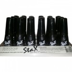 Stax  Лак для ногтей в черный 6мл