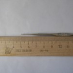 Крючок вязальный СК00716 1шт 0,75мм 16,5*3см