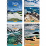 Зап. книжка  120л. А6 "Путешествия. Trip around the world" Зк6к120гр_6683