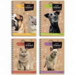Зап. книжка  120л. А6 на гребне "Питомцы. The best friends" Зк6к120гр_6679