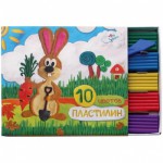 Пластилин ArtSpace 10 цветов, 150гр, со стеком PL10_4222